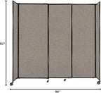 Versare Straightwall Sliding Portable Wall Partition | Freestanding Office - Image 7