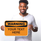 Custom Warning Sign, OSHA Sign, 12x18 Inches, Rust Free .063 Aluminum, Fade - Image 2