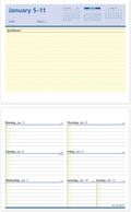 AT-A-GLANCE 2026 Desk Calendar Refill, Weekly, 5-1/2" x 7", Flip-A-Week with QuickNotes (SW7065026)