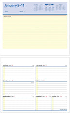 AT-A-GLANCE 2026 Desk Calendar Refill, Weekly, 5-1/2" x 7", Flip-A-Week with QuickNotes (SW7065026)