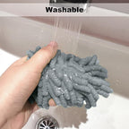 SITHON 4 Pieces Magnetic Microfiber Shag Whiteboard Eraser, Washable Microfiber - Image 4