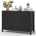 Vabches File Cabinet with 3 Drawers, Farmhouse Lateral File Cabinet Fits Files by Vabches