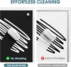 MaxGear Glass Whiteboard Wall Mounted, Frameless Magnetic Dry Erase Board - Image 2