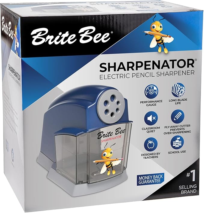 Brite Bee Sharpenator – Heavy Duty Classroom Electric Pencil Sharpener - Image 3