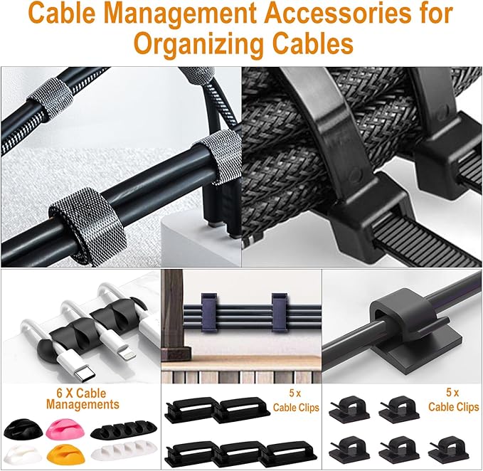 YUANYE Cable Management Box Cable Management Kit - Image 6