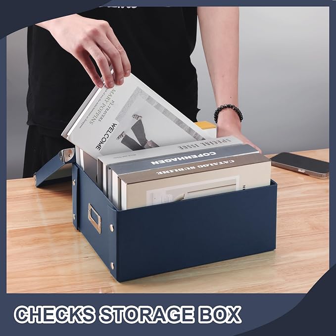 DLUGOPIS 2 Pcs Inch Checks Storage Box - Image 7