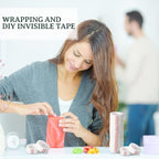 Yahenda Invisible Tapes, 96 Rolls 0.75x1000 Inches Clear Matte Finish Tape - Image 5