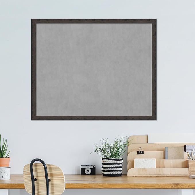 Amanti Art Black Framed Magnetic Board 35x43 X-Large Vision Board - Image 5