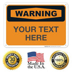 Custom Warning Sign, OSHA Sign, 10x7 Inches, Rust Free .040 Aluminum, Fade - Image 8