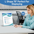 Acrylic Sign Holder 5x7 Inches, 13 Pack Clear Plastic Table Flyer Display Stand - Image 4