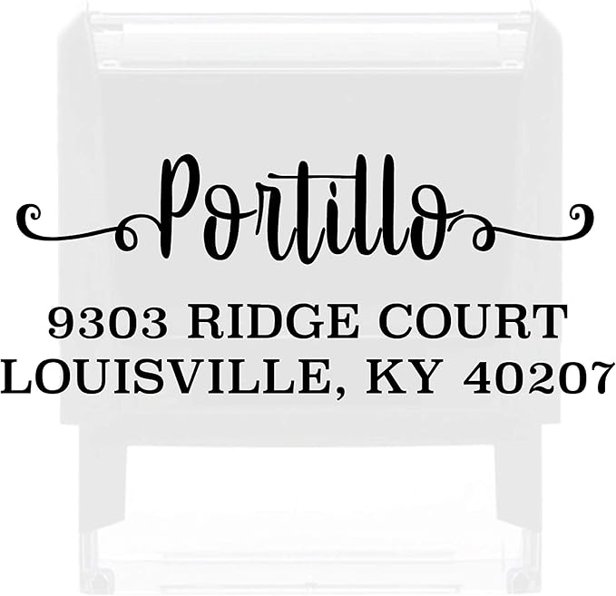 Custom Address Stamp Personalized Self Inking Stamps Custom Return Address - Image 2