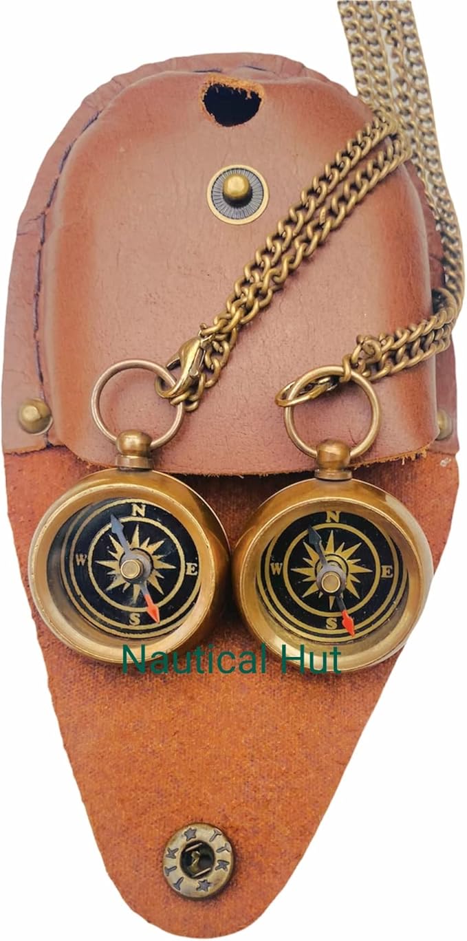 Brass Compass Personalized – Waterproof Pocket Compass - Image 3