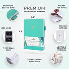 Clever Fox Planner Premium Edition – Undated Luxurious Weekly & Monthly Planner - Image 2