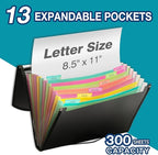 H4D Accordion File Organizer, 13 Pocket Expanding File Folder - Image 5