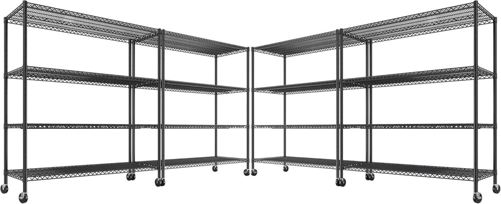 REIBII 55.5''W Heavy Duty Metal Shelves