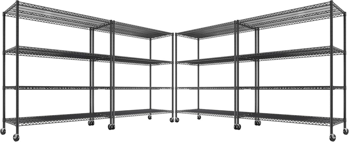 REIBII 55.5''W Heavy Duty Metal Shelves
