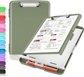 Sooez Clipboard with Storage, High Capacity Nursing Clip Board 8.5 x 11 with by Sooez