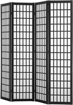 VEVOR Room Divider, 4 Panel Japanese Room Divider, Wood Folding Privacy Screen - Image 10