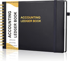 HAUTOCO Hardcover Accounting Ledger Book by HAUTOCO