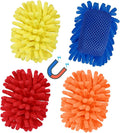 SITHON 4 Pieces Magnetic Microfiber Shag Whiteboard Eraser, Washable Microfiber by SITHON