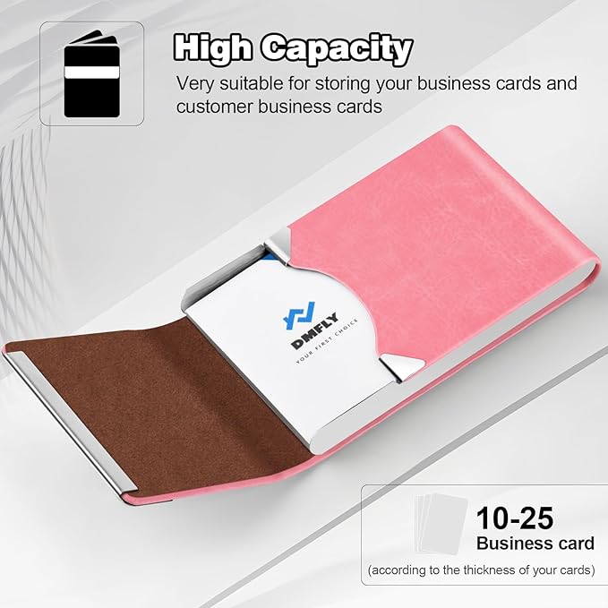 Business Card Holder for Women or Men, Business Card Case - Image 3