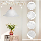 Huquary Lamp Glass Shades for Floor Lamp Elegant Cover Light Fixture Shade - Image 7