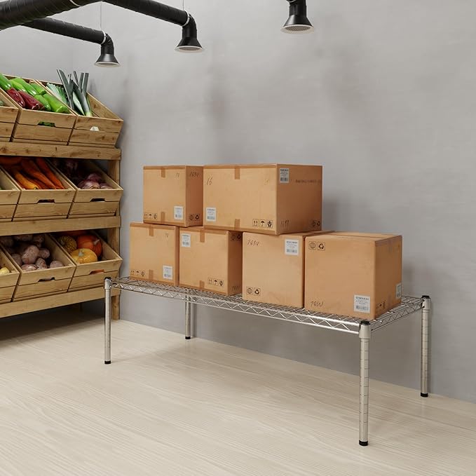 Regal Altair 21" Deep x 48" Wide x 14" Height Wire Shelving Kit | 1-Tier | NSF - Image 5