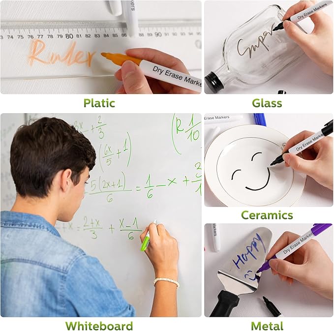Thenshop 200 Pack Dry Erase Markers Bulk - Image 6