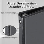 CIXILDTS 1-inch Round Ring Binder, Standard 3 Ring Binder Fit Letter Size Paper - Image 5