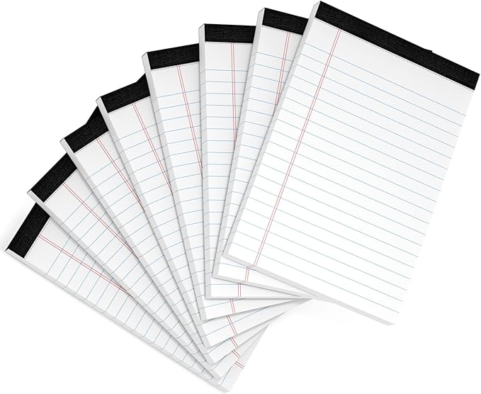 Legal Pads 4x6 Inch College Ruled Small Notepads Writing Note Pads by NotePads