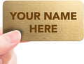 Magnet Me Up Custom Metallic Name Tag Badge by MagnetMeUp