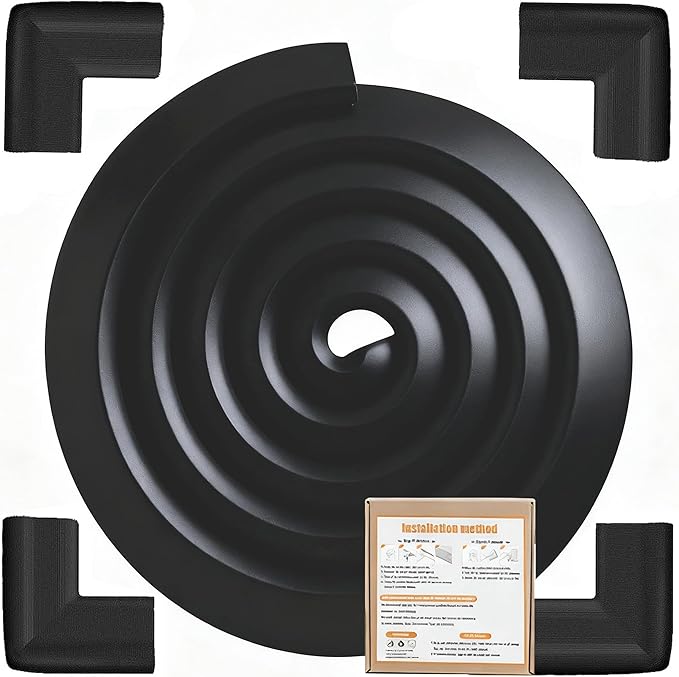 Baby Proof Corners and Edges Protector 10ft Edge+4 Corner Guard, Fireplace Baby by Dekukar