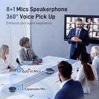 EMEET Conference Speaker and Microphone w/8+1 Mics, 360° Voice Pickup, Noise - Image 2