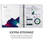 Samsill Economy 0.5 Inch 3 Ring Binder Bulk Pallet, Made in The USA, Round Ring - Image 5