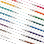 Grabie Glitter Gel Pens, 18 Colors Metallic Glitter Pens & Gel Ink Pens - Image 2