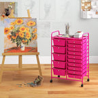 GLACER 15 Drawers Rolling Cart, Storage Cart - Image 2