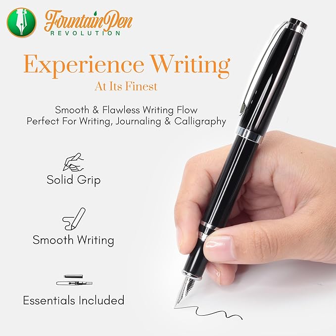 FPR Ambassador Ultra Flex Nib Fountain Pen Set, Journaling & Gifting - Image 3