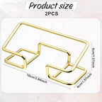 Skrfren 2Pcs Metal Business Card Holder - Image 2