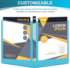 0.5-inch 3-Ring Binder with 2 Interior Pockets, 0.5'' Basic Binders Holds US - Image 4