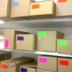 8-1/2 x 11" Neon Color High Light Fluorescent Labels - Image 4