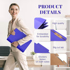 Skyygemm 36 Pcs Classification Folders Letter Size, 1 Divider Pressboard File - Image 3