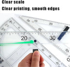 Magnetic Geometry Tool, Protractor, Triangle Rulers Easy Attachment Blackboard - Image 6
