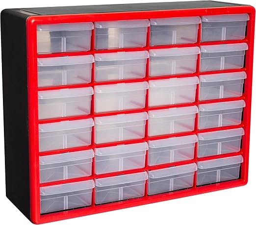 Akro-Mils 24-Drawer Plastic Drawer Storage Cabinet by Akro-Mils
