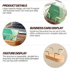 HJX Custom Business Card Holder Desk-Personalized Engraved Wooden Business Card - Image 4
