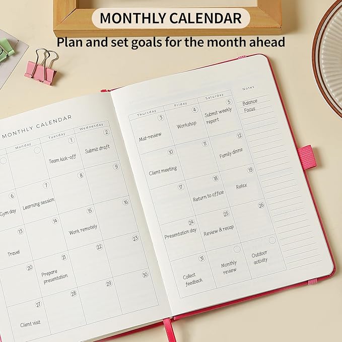 Crein Lynh 2025-2027 Premium Planner, Weekly & Monthly Calendar Planner - Image 6
