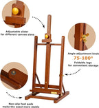 DJAR H- Frame Tabletop Painting Easel, Adjustable Solid Beech Wood Desktop Art - Image 3