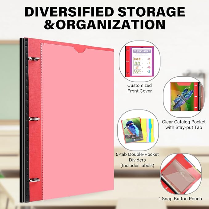 WOT I Telescoping Project Organizer 2-Pack, Refillable Binder - Image 4