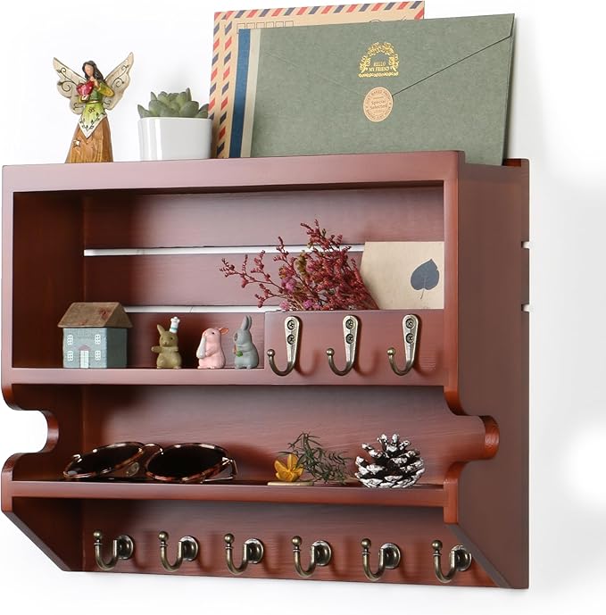 Mutsault Key Holder for Wall, Mail Organizer Wall Mounted by Mutsault