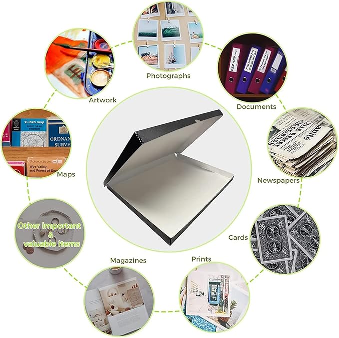 Lineco Folio Storage Box, Clamshell Design - Image 7