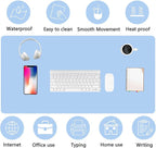 PU Leather Desk Pad Protector Gaming Mouse Pad Non Slip Desk Mat - Image 5